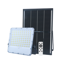 Projecteur LED Solaire Extérieur KCD IP65 à Détecteur de Mouvement 3000K 50W 100W 150W 200W pour Mât Élevé et Aménagement Paysager