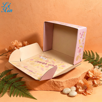 Caja de Cartón Corrugado con Diseño Personalizado para Mascotas, Caja de Envío Rosa para Empaque de Productos para Mascotas