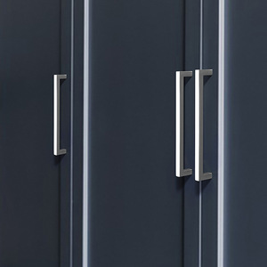 Morning Star 35mm Modern Minimalist Stainless Steel Cabinet Door Handle <strong>Square</strong> Shiny Gold Elegant <strong>Black</strong> for Living Room Kitchen - Product Image 3