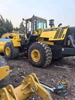 Kraftstoffsparender, langlebiger gebrauchter Komatsu WA470 4WD Radlader mit kompletten Original-Kernkomponenten für Logistik, Hafen und Schüttgut