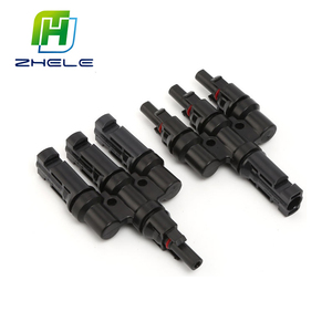 Nuovi Connettori <span class=keywords><strong>Solari</strong></span> per Energia Fotovoltaica, Connettori T3 Impermeabili, Connessione Fotovoltaica T-3, Corrente Nominale 30A, Maschio/Femmina, Alloggiamento in PC - Product Image 1