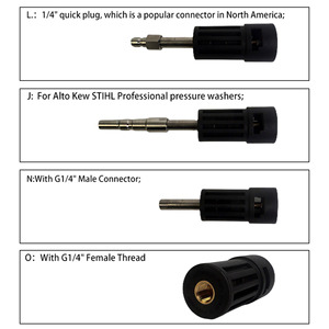 Adaptateur de nettoyeur haute pression G14 mâle à connexion rapide pour connecteur de pistolet à eau Kärcher série K M22 - Product Image 1