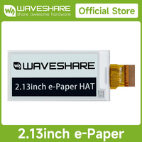 شاشة عرض إلكترونية Waveshare مقاس 2.13 بوصة بدقة 250×122، شاشة E-Ink خام، اتصال SPI، أسود وأبيض، لونان، استهلاك منخفض للغاية للطاقة، تحديث جزئي، متوافقة