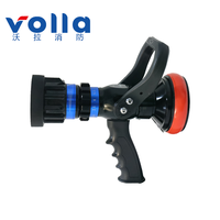 Lance d'incendie Volla Type B à jet droit réglable (2.5-4-6.5-8) pour brouillard et eau, haute pression, portée 32,9 m