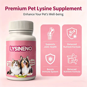 Complément alimentaire <span class=keywords><strong>en</strong></span> <span class=keywords><strong>poudre</strong></span> de <span class=keywords><strong>lysine</strong></span> de qualité supérieure <span class=keywords><strong>pour</strong></span> chiens et chats, stimulant du système immunitaire, soutien à la santé des articulations, 30g Pure Aid - Product Image 3
