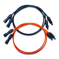 Câble d'extension pour panneau solaire photovoltaïque, connecteur CC 1500V 50A 1 mètre 4 mm² en cuivre étamé XLPE