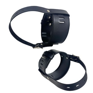 Zapatos Negros de Tacón Alto para Adultos, con Correas y Cierres Especiales, para Entrenamiento de Restricción y Prohibición, Venta al Por Mayor BDSM0132 - Product Image 3