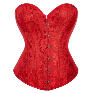 <span class=keywords><strong>Corset</strong></span> amincissant pour <span class=keywords><strong>femme</strong></span>, soutien dorsal, correction de posture, bustier en satin à lacets, avec baleines – Grande Vente - Product Image 4