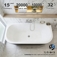 Baignoire autoportante ovale moderne pour, vente en gros d'usine, usage domestique, salle de bain, hôtel, projet villa