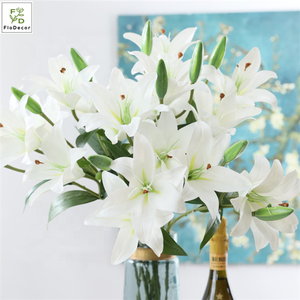 <span class=keywords><strong>Fleur</strong></span> <span class=keywords><strong>de</strong></span> lys artificielle en soie, 1 pièce, <span class=keywords><strong>de</strong></span> haute qualité, touche réelle, impression 3D, décoration <span class=keywords><strong>de</strong></span> fête <span class=keywords><strong>de</strong></span> mariage, vente en gros - Product Image 2