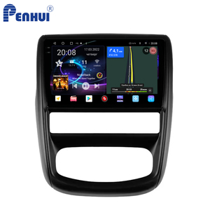 Lecteur DVD de voiture Penhui Android pour Renault <span class=keywords><strong>Duster</strong></span> 1 2010 - 2015 pour Nissan terrano <span class=keywords><strong>2014</strong></span> - 2020 Radio GPS Navigation Audio vidéo - Product Image 1