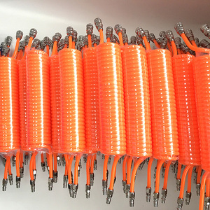 Tuyau de recul en polyuréthane PU à pression d'<span class=keywords><strong>air</strong></span> de couleur orange Tube à ressort pneumatique Tuyau de recul en polyuréthane PU - Product Image 2