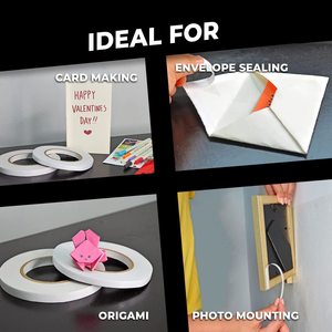 Băng keo hai mặt băng dính hai mặt cho nghệ thuật, tự làm, thủ công, nhiếp ảnh, đặt phòng phế liệu và làm thẻ - Product Image 3