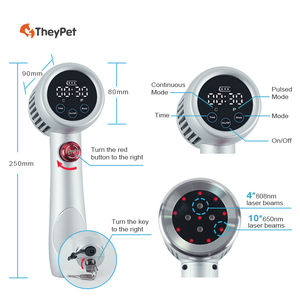Rumah Sakit hewan hewan menggunakan kelas 4 perangkat terapi laser yang kuat untuk anjing kuda penyembuhan luka <span class=keywords><strong>arthritis</strong></span> pereda nyeri - Product Image 3