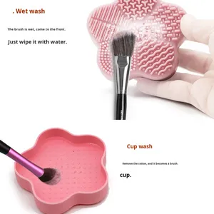 Wet and Dry <b>Silicone</b> Cleaning Pad New Starfish Makeup Brush Cleaner Beauty <b>Tools</b> in Stock for Wholesale - Product Image 3