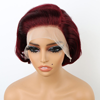Perruque Courte Cheveux Humains Glueless Coupe Pixie Lace Frontale 13x4 pour Femme – Fournisseur en Gros