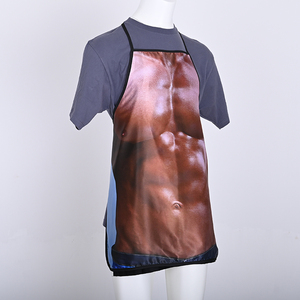 Kefei <span class=keywords><strong>3D</strong></span> Phim Hoạt Hình Nhà Bếp Tạp Dề Cho Phụ Nữ Vui Kỹ Thuật Số In Không Tay Bib Cho BBQ Thịt Nướng Nấu Ăn Và Đảng - Product Image 3