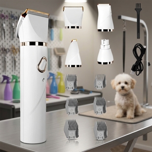 Cortadora de Pelo Eléctrica para Mascotas, Cabezal Multiusos Reemplazable, Bajo Ruido, Recargable por USB, Inalámbrica, Kit de Aseo para Perros y Gatos - Product Image 4