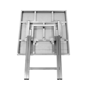 Tavolo da lavoro pieghevole in acciaio inossidabile tavolo da bistrot vendite dirette della fabbrica è adatto forl tavoli da pranzo in ristoranti all'aperto - Product Image 5