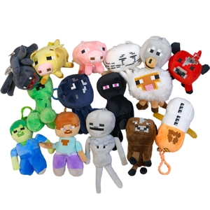 Jouets en peluche <span class=keywords><strong>My</strong></span> World de 10 cm (4 pouces), cadeaux promotionnels, mini poupées pour machine à griffes, jouets porte-clés en peluche de personnages de dessins animés célèbres, vente en gros - Product Image 6