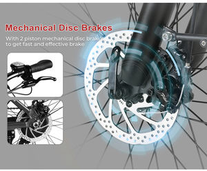 Bicicleta Eléctrica SAMEBIKE RS-A01 Pro con Cuadro Grande de Aleación de Aluminio, Batería de Litio de 48V 15Ah, 36V Trasera para Desplazamientos Urbanos - Product Image 5