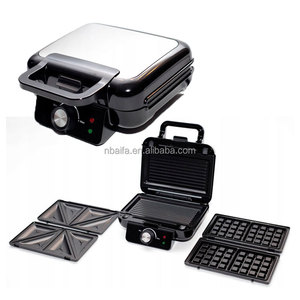 Aifa 3 en 1 rebanada única desmontable <span class=keywords><strong>mejor</strong></span> gran oferta sándwich Waffle <span class=keywords><strong>Grill</strong></span> huevo Cupcake alta calidad eléctrica antiadherente Waffle Maker - Product Image 4