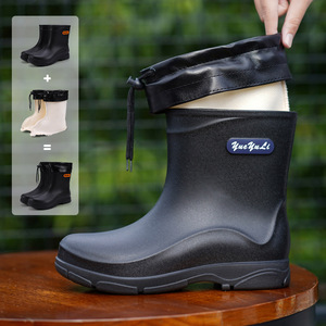 Factory Custom Waterproof Combat <strong>Boots</strong> for Worker Safety Hunting Fishing Farming Bulk Orders PVC New Designs Gumboots <strong>Rain</strong> <strong>Boots</strong> - Product Image 1