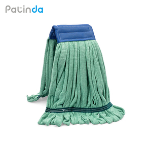 Tête <span class=keywords><strong>de</strong></span> balai serpillère en microfibre personnalisée, lavable, pour usage industriel et commercial, pour le nettoyage des sols - Product Image 1