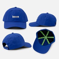 Casquette de baseball unisexe légère en polyester non structurée avec logo minimaliste brodé en 3D, style Dad Hat à profil bas, pour sports de plein air, OEM ODM