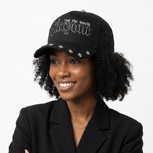 Gorras de Béisbol de 5 Paneles de Terciopelo con Bordado 3D Personalizado |   Gorras Deportivas Unisex de Algodón con Pedrería de Lujo, Marca DX - Product Image 6