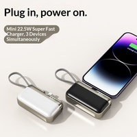 Mini batería externa de emergencia de 10000mAh, cargador portátil compacto de bolsillo para regalo