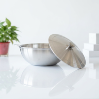 Poêle de cuisson multifonctionnelle en aluminium moulé sous pression antiadhésive de haute qualité 40 cm avec couvercle, modèle 2026