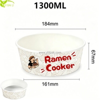 Bol en papier personnalisé coréen compatible induction pour contenants alimentaires et tasses à nouilles en papier