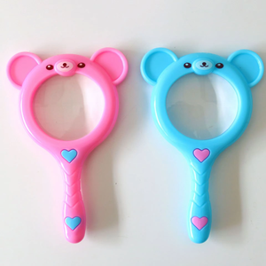 Loupe de dessin animé portable 60mm pour enfants en plastique coloré pour l'éducation des enfants - Product Image 1