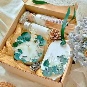 Trên Bán Sang Trọng Handmade Đậu Nành Thơm Nến Set Trang Trí Nội Thất Tùy Chỉnh Handmade Khô Hoa Đậu Nành Sáp Nến - Product Image 4