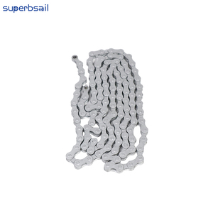 Cadena de <span class=keywords><strong>Bicicleta</strong></span> de Acero Inoxidable Superbsail Industry, Cadena de <span class=keywords><strong>Bicicleta</strong></span> de Rodillos de 7 Velocidades, Anillo de Cadena Pequeño y Ancho para Rueda QM V20 - Product Image 2