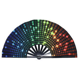 Éventails de danse Kung Fu transfrontaliers très demandés, personnalisables avec impression, pour festivals de <span class=keywords><strong>musique</strong></span> et carnavals, directement de l'usine - Product Image 5