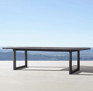 Ensemble de table à manger de luxe pour jardin extérieur en aluminium moulé - Product Image 4