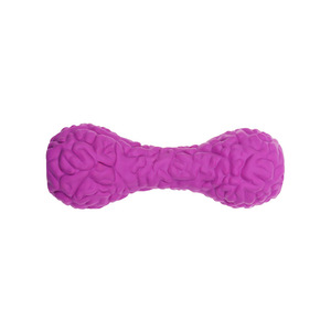 Pet Rubber Chew Toy <b>Dumbbell</b> Sound Making For Dogs Large Breeds Colorful Non Toxic Educational Indoor Play - Product Image 3