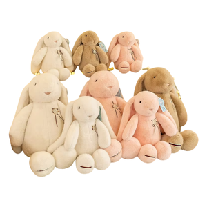 Vente chaude 2025, jouets en peluche d'ours doux pour Pâques, jouets en peluche colorés en coton PP super doux - Product Image 1
