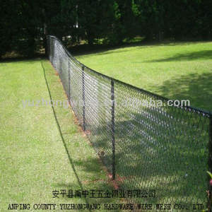 Valla de eslabones de cadena recubierta de PVC personalizada para seguridad residencial resistente y resistente a la intemperie - Product Image 5