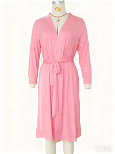 Ensemble de pyjama court en coton côtelé à pois personnalisé pour <span class=keywords><strong>femme</strong></span>, vêtements de nuit d'été, vêtements de nuit pour femmes, ensemble 2 pièces - Product Image 6