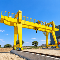 Pont roulant à double poutre de 5 tonnes sur rail avec palan télécommandé pour atelier de réparation