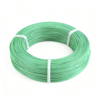 Fil de cuivre plat massif 14-18 AWG, fil étamé haute température, fil de cuivre isolé PTFE, tension nominale 600 V