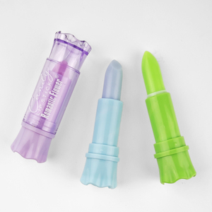 Vente en gros d'huile pour les lèvres personnalisée imperméable à l'eau à changement de couleur cristal hydratant transparent changement de couleur chaud rouge à lèvres - Product Image 4
