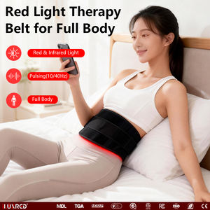 Sabuk Terapi Cahaya Merah ILUXRED untuk Anjing Peliharaan, Inframerah LED 660Nm 850Nm, Perangkat Cahaya Merah Veteriner yang Dapat Dipakai Seluruh Tubuh - Product Image 1