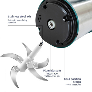 Processador de Alimentos Multifuncional de Aço Inoxidável 5L Padrão UE, Moedor Elétrico de Vegetais e Carne, Picador para Cozinha Doméstica - Product Image 6