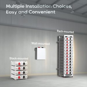 Batterie LiFePO4 Felicitysolar 5,12 kWh haute sécurité FLA48100UG1, jusqu'à 32 unités en parallèle, garantie 10 ans pour la maison - Product Image 3