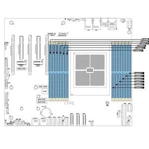 SuperMICR H13SSL-N Motherboard Workstation dengan faktor bentuk ATX dan garansi 3 tahun antarmuka Hard Drive SATA - Product Image 5