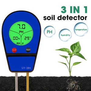 Ly 201 Soil <b>Tester</b> Digital <b>Ph</b> Humidity Temperature Gauge For Gardening Plants - Product Image 1